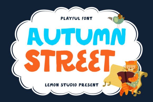 Autumn Street: A Playful Display Font for Branding Projects