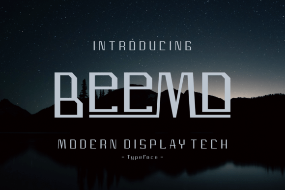 Beemo: A Modern Display Font for Handmade Creations