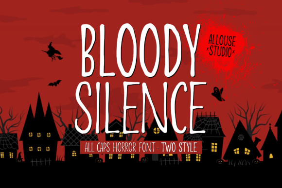 Bloody Silence: A Bold Display Font for Branding Impact