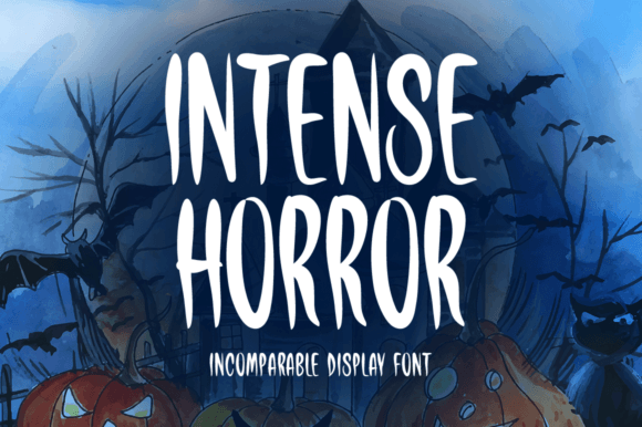 Bring Halloween Spirit to Your Creations with Intense Horror Font