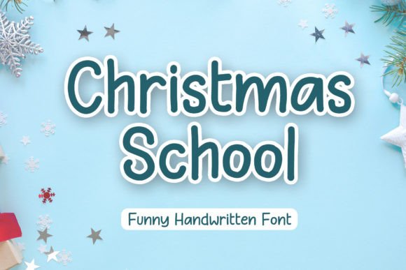 Christmas School Font for Modern Web Design