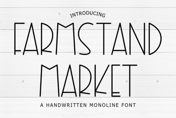 Farmstand Market Font Review