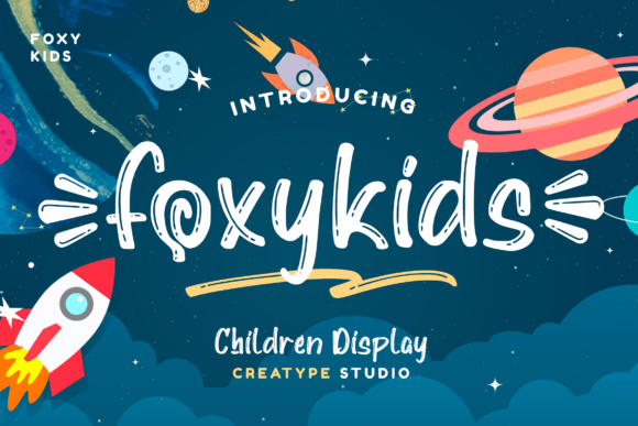 Foxykids: A Playful Typeface for Creative Branding