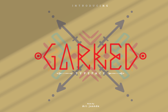 Garked Display Font Review