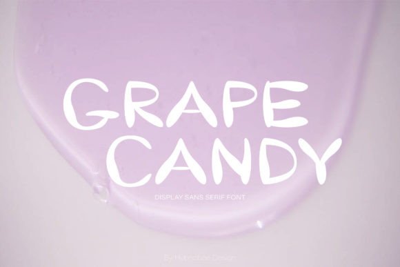 Grape Candy Font for Web Design