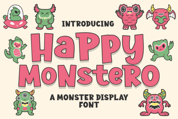 Happy Monstero: A Playful Font for Professional Branding