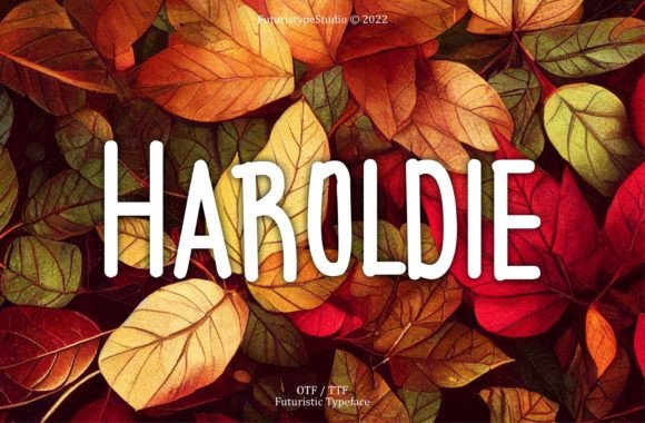 Haroldie: A Stylish Display Font for Small Business Branding