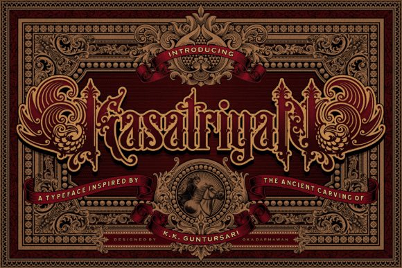Kasatriyan: A Professional Display Font for Your Brand