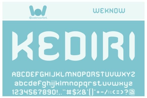 Kediri Font for Eye-Catching Campaign Designs