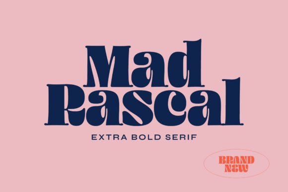 Mad Rascal: A Bold Display Font for Editorial Design