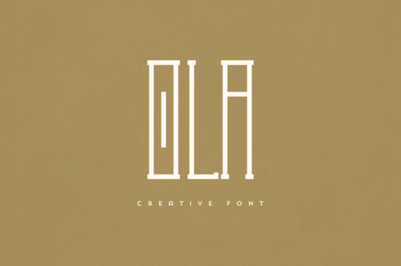 Ola Display Font for Handmade Creations