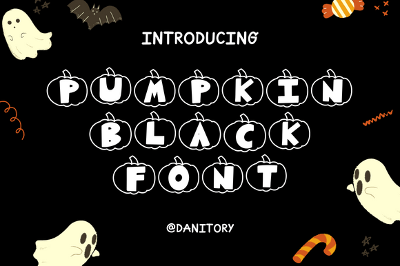 Pumpkin Black Font for Cozy Branding Projects