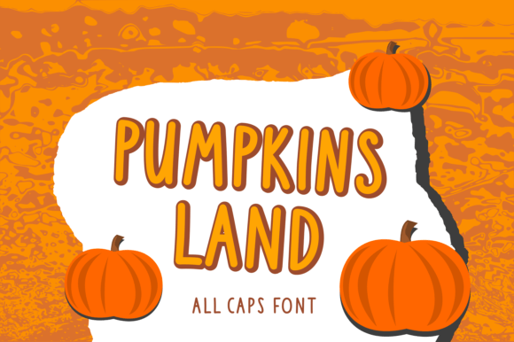 Pumpkinsland: A Handwritten Display Font for Modern Editorial Design