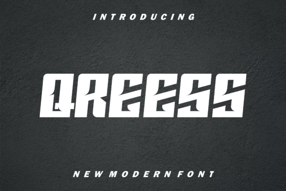 Qreess Font for Bold Campaign Designs