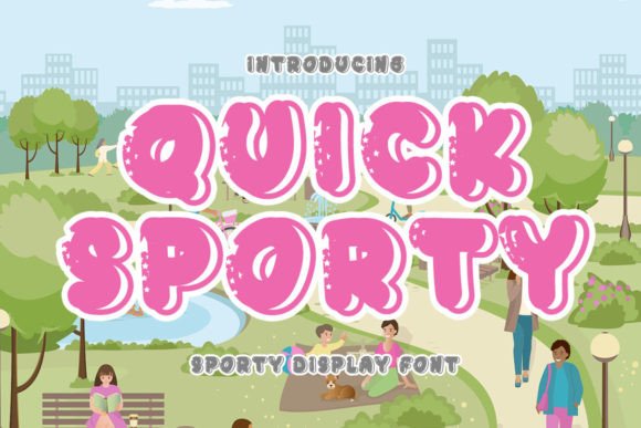Quick Sporty: A Fresh Display Font for Modern Web Design