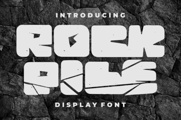 Rock Pile: A Bold Font That Boosts Brand Identity