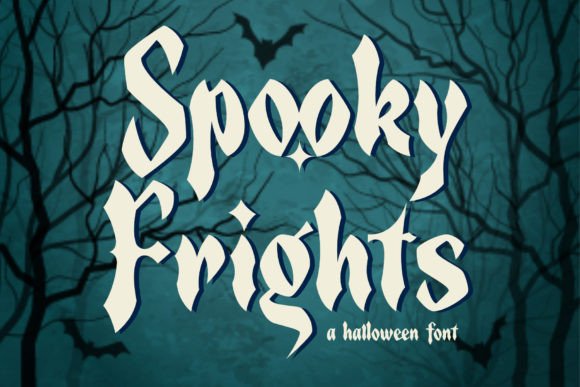 Spooky Frights Font for Halloween-Themed Designs