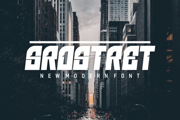 Strostret: A Bold Display Font for Modern Editorial Design