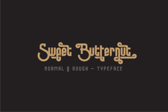 Sweet Butternut: A Vintage Font for Eye-Catching Campaigns