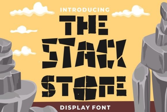 The Stack Stone: A Bold Display Font for Modern Editorial Design