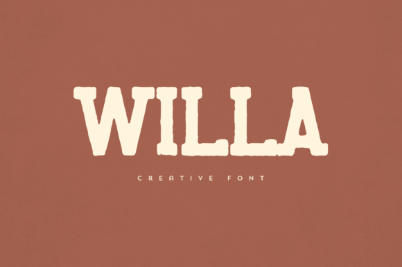 Willa Font for Editorial Design and Branding