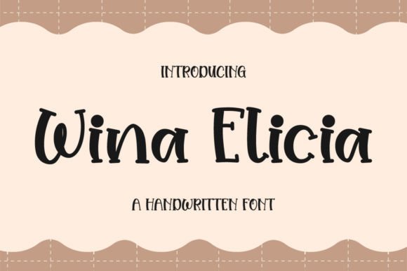Wina Elicia: A Designer's Take on a Display Font