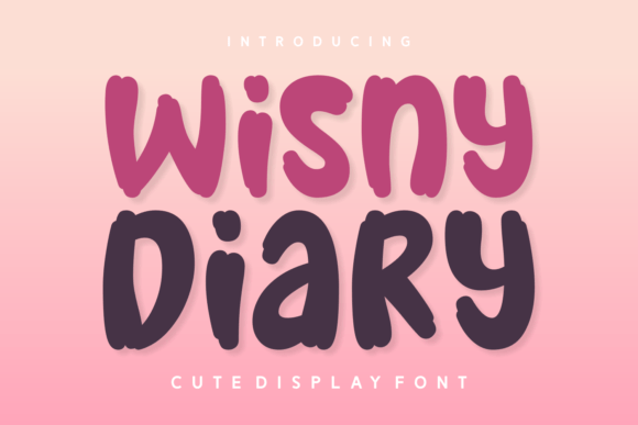 Wisny Diary: A Whimsical Font for Handmade Creations